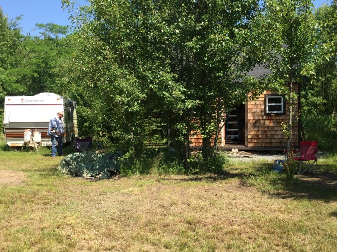 Tiny Cabin Exterior May 2017